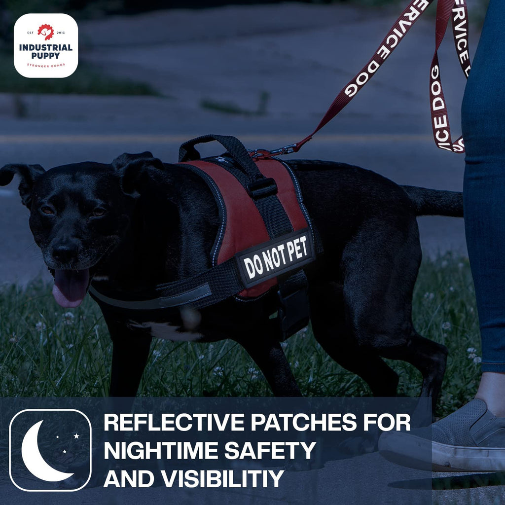 Do Not Pet Patch - Attachable Patches with Hook Backing for Do Not Pet Dog Vest Harness or Collar - Service Dog, Emotional Support, Service Dog in Training, and Therapy Patches